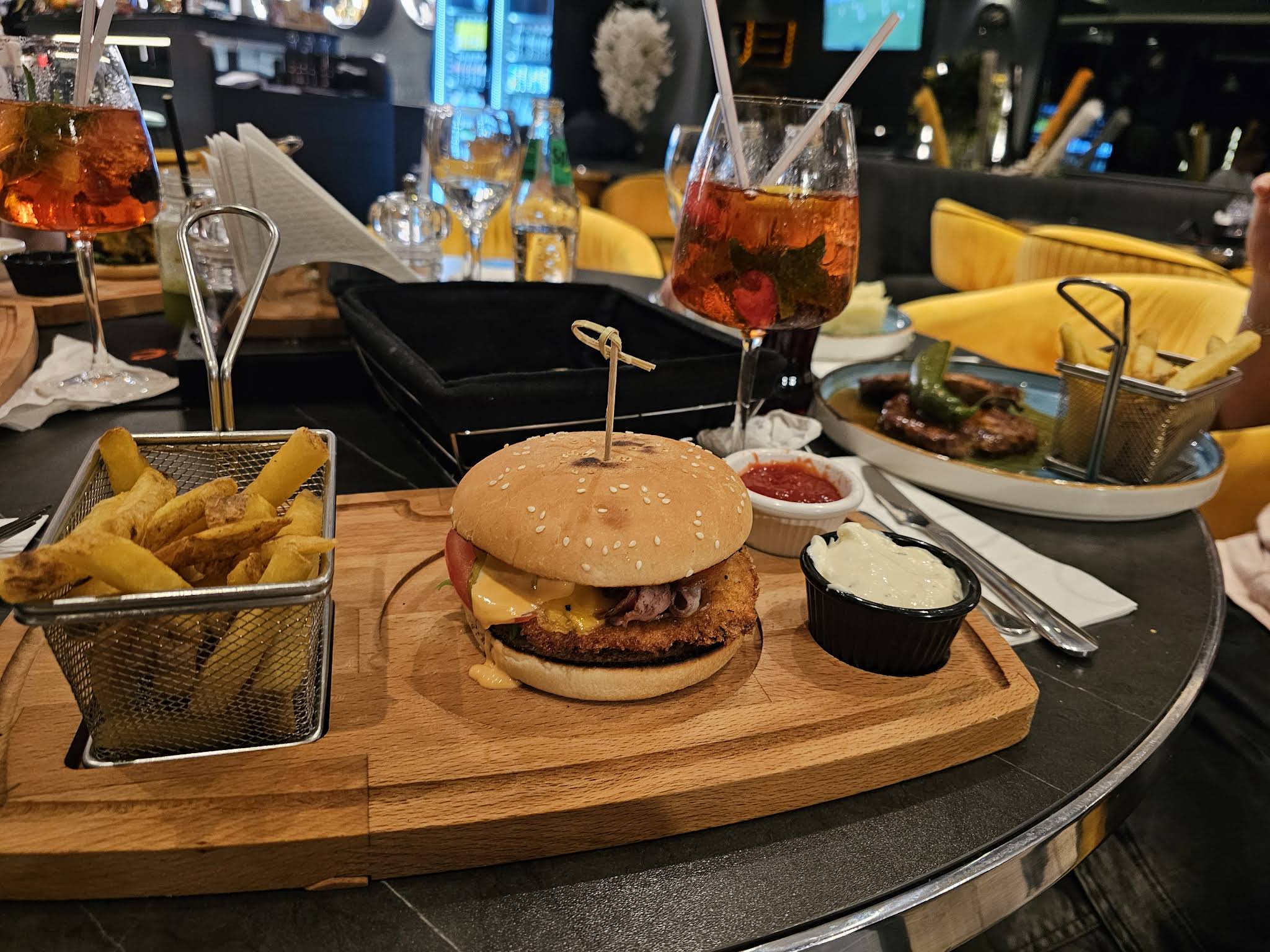 Grilled seafood platter